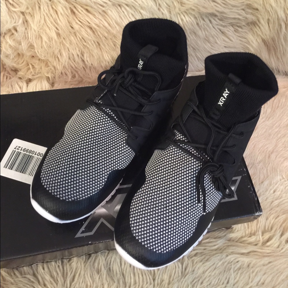 Black & white XRAY Zoom Men's Sneakers, size 8.5 - Picture 2 of 5